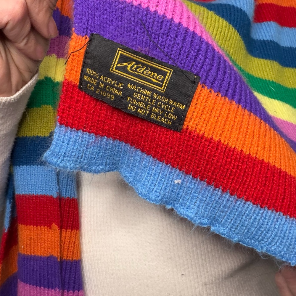 Ardene Multicolor Striped Scarf - Picture 2 of 2